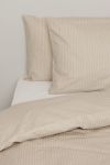 Glatt putevar 50x70 stripet Balanse Beige-brun