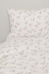 Krepp sengesett 140x220 Milla Hvit-rosa