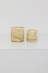 Lysglass Honny 10cm Beige-offwhite