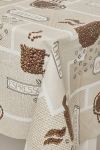 Voksduk Kaffe Beige-brun
