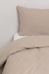 Sengesett bomull 140x220 stenvasket Beige