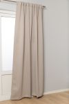 Gardin 130x220cm Blackout Lys beige