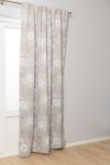 Gardin 130x220cm Blackout Flora Lys beige