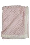 Cozy Babypledd 76x100cm rosa