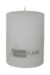 Living Flame kubbelys hvit 8x10cm hvit