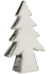 Juletre hvit-sølv 19cm hvit/sølv