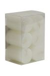 Living Flame minikubbelys 6pk hvit