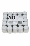 Bolsius telys 50pk 6 timer hvit