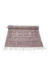 Dekke Stephan rye 70x140cm plomme