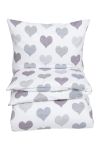 Sov Godt Heart flanellsengesett offwhite