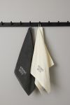 Håndkle med tekst Offwhite