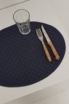 Ola resirkulert oval brikke marine.