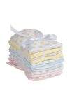 Kring vaskeklut 30x30cm 12pk flerfarget