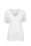 Iris trøye med kort erm offwhite