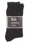 Safa 5pk sokker sort
