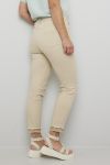 Lifetime Camilla jeans med strassbånd beige
