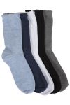 Basic Sokker 5pk blå