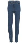 Fair Lady High waist jeans med rette ben blå