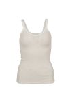 Iris singlet i ull offwhite