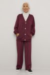 Cardigan Gina Burgunder