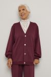 Cardigan Gina Burgunder
