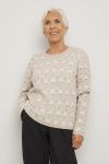 Strikkegenser Amalie Beige