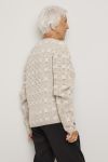 Strikkegenser Amalie Beige