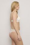 Amanda BH blonde Hvit-blomstret