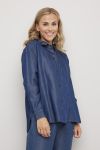 Tencel bluse Blå