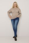 Strikkegenser Madeliene Beige