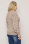 Strikkegenser Madeliene Beige