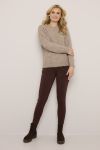 Sonia genser med stener Beige
