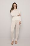 Trøye Fauna med lang arm Offwhite