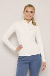 Treningstopp half zip Lone Hvit
