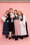 Strikkejakke Signe Hvit-rosa