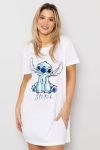 Oversize t-skjorte Stich Hvit