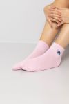Sokker 3 pk Stich Rosa-blå-hvit