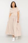 Kjole Sabrina Beige