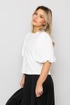 Topp Dalia Hvit