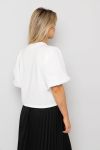 Topp Dalia Hvit