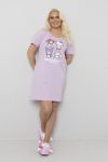 Oversize t-skjorte Hello Kitty Lilla