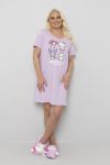 Oversize t-skjorte Hello Kitty Lilla