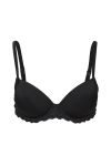 Basic Valentina bh med blondekant sort