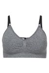 Basic Emily sømløs bh gråmelert