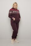 Vinterstjerne jumpsuit plomme.