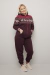 Vinterstjerne jumpsuit plomme.