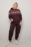 Vinterstjerne jumpsuit plomme.