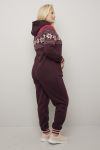 Vinterstjerne jumpsuit plomme.