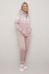 Vinterstjerne jumpsuit rosa-gråmelert..