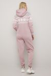 Vinterstjerne jumpsuit rosa-gråmelert..